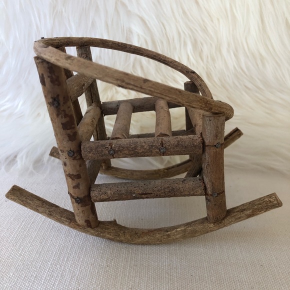 Miniature Twig Rocking Chair - Picture 2 of 12